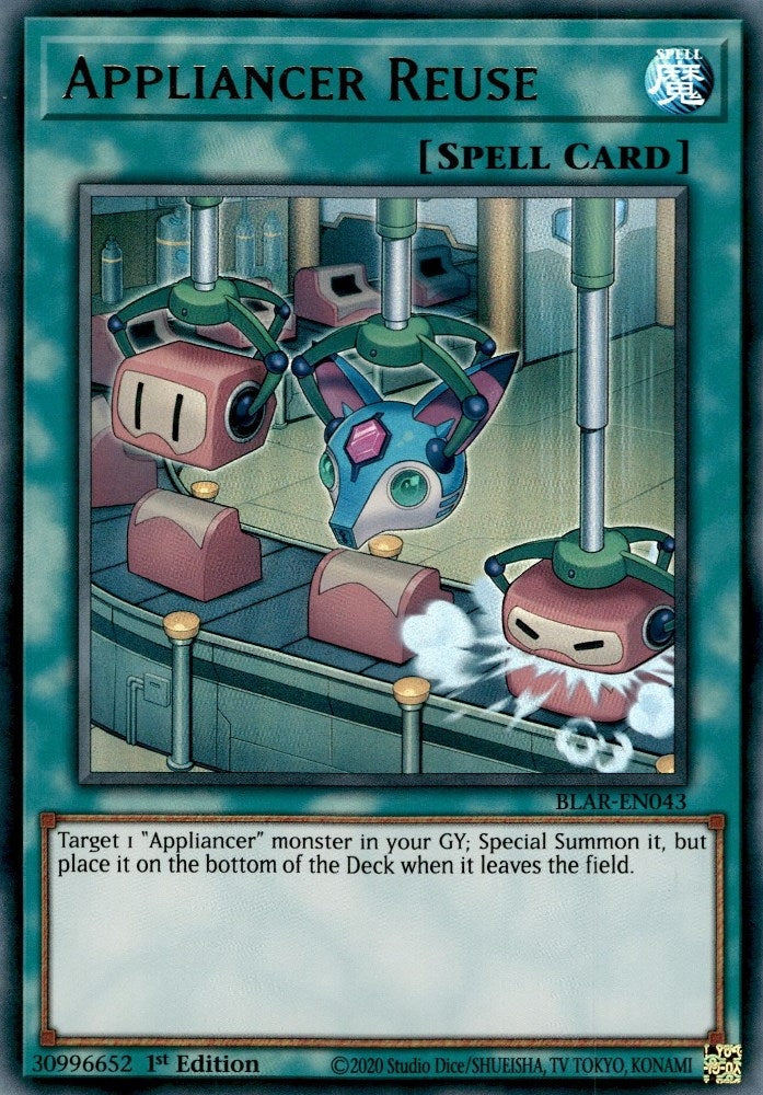 Image for Appliancer Reuse (Battles of Legend: Armageddon) (BLAR-EN043) - YuGiOh