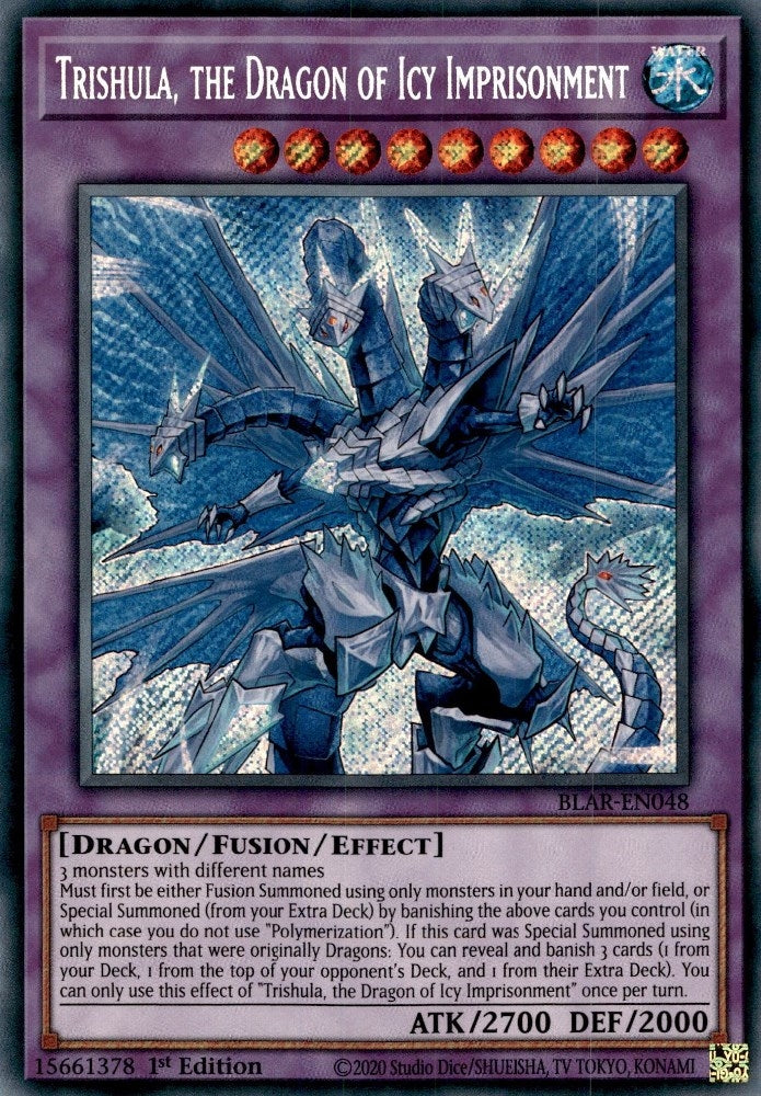 Image for Trishula, the Dragon of Icy Imprisonment (Battles of Legend: Armageddon) (BLAR-EN048) - YuGiOh