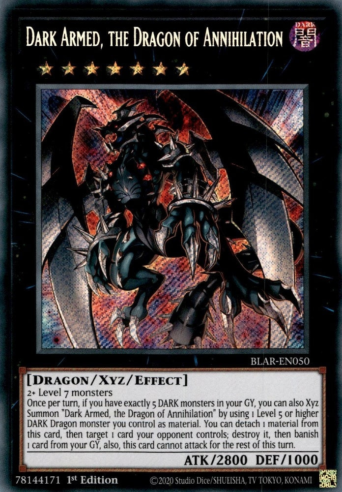 Image for Dark Armed, the Dragon of Annihilation (Battles of Legend: Armageddon) (BLAR-EN050) - YuGiOh