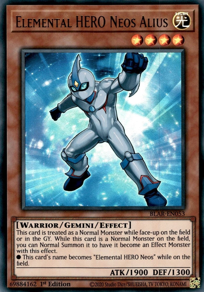 Image for Elemental HERO Neos Alius (Battles of Legend: Armageddon) (BLAR-EN053) - YuGiOh