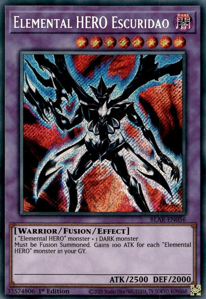 Image for Elemental HERO Escuridao (Battles of Legend: Armageddon) (BLAR-EN056) - YuGiOh