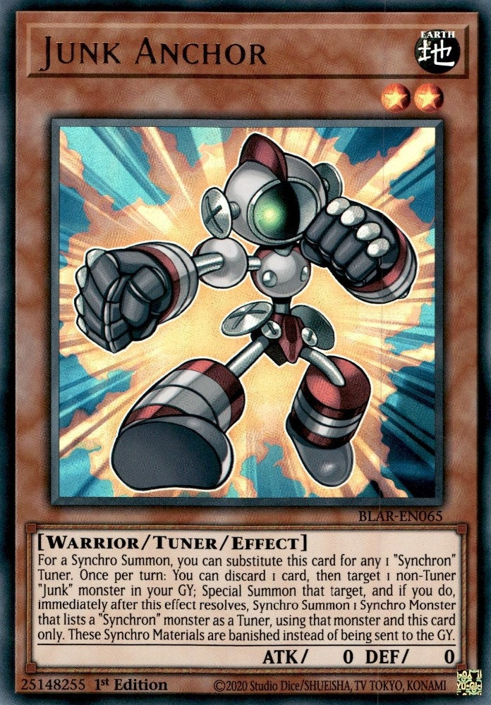 Image for Junk Anchor (Battles of Legend: Armageddon) (BLAR-EN065) - YuGiOh