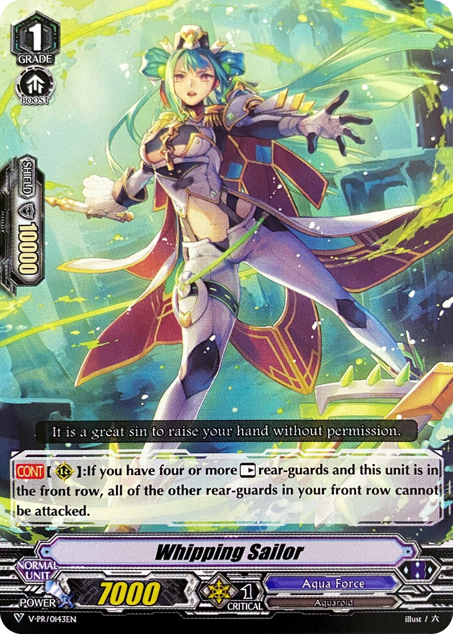 Image for Whipping Sailor (V Promo Cards) (V-PR/0143EN) - Cardfight Vanguard