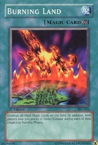 Image for Burning Land (Pharaoh's Servant) (PSV-061) - YuGiOh