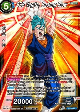Image for SSB Vegito, Soaring Blow (Promotion Cards) (P-220) - Dragon Ball Super: Masters