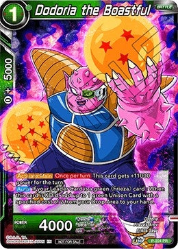 Image for Dodoria the Boastful (Promotion Cards) (P-224) - Dragon Ball Super: Masters
