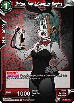 Image for Bulma, the Adventure Begins (Promotion Cards) (P-233) - Dragon Ball Super: Masters