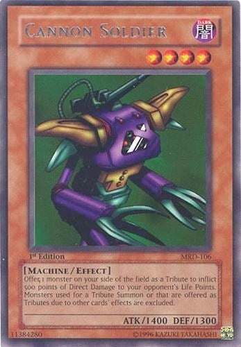 Image for Cannon Soldier (Metal Raiders) (MRD-106) - YuGiOh