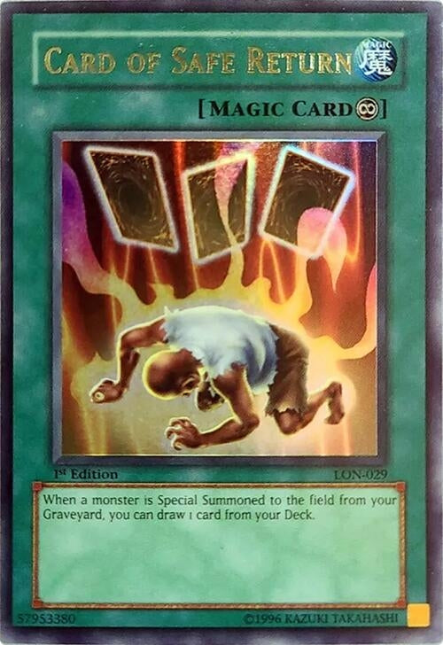 Image for Card of Safe Return (Labyrinth of Nightmare) (LON-029) - YuGiOh