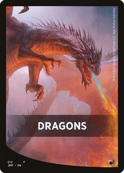 Image for Dragons Theme Card (Jumpstart) (12) - Magic: The Gathering