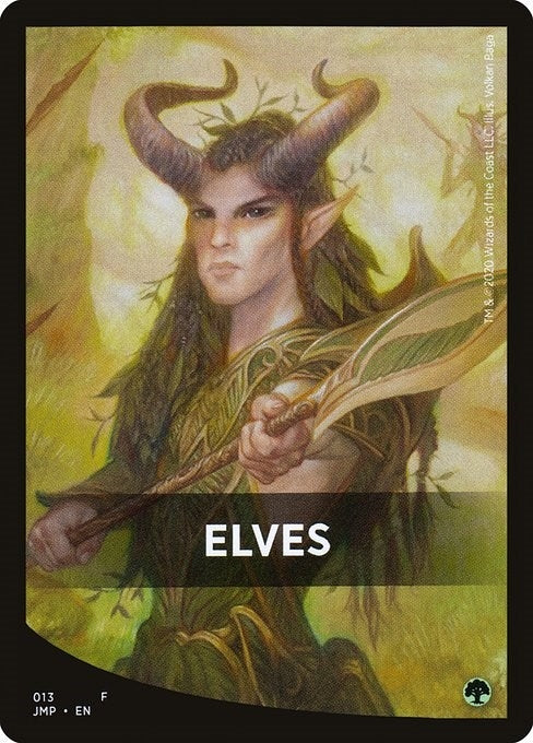 Image for Elves Theme Card (Jumpstart) (13) - Magic: The Gathering