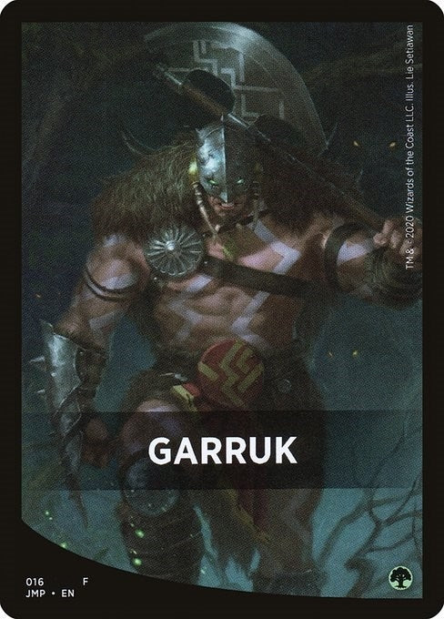Image for Garruk Theme Card (Jumpstart) (16) - Magic: The Gathering