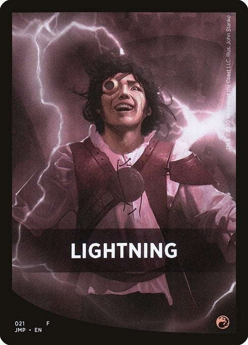 Image for Lightning Theme Card (Jumpstart) (21) - Magic: The Gathering