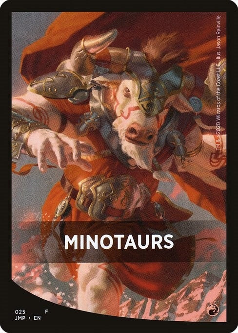 Image for Minotaurs Theme Card (Jumpstart) (25) - Magic: The Gathering