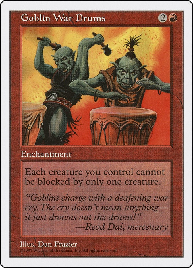 Image for Goblin War Drums (Fifth Edition) - Magic: The Gathering