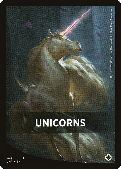 Image for Unicorns Theme Card (Jumpstart) (41) - Magic: The Gathering