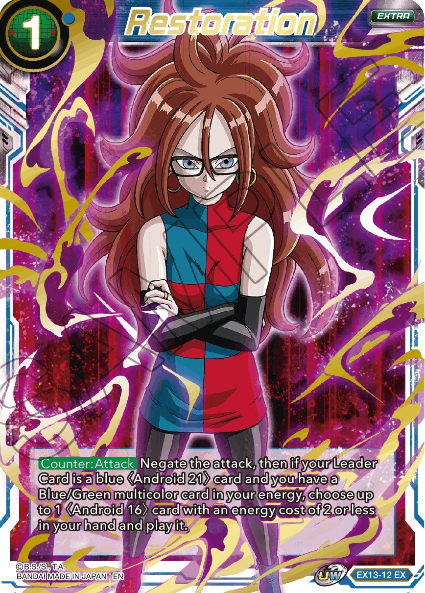 Image for Restoration (Special Anniversary Set 2020) (EX13-12) - Dragon Ball Super: Masters