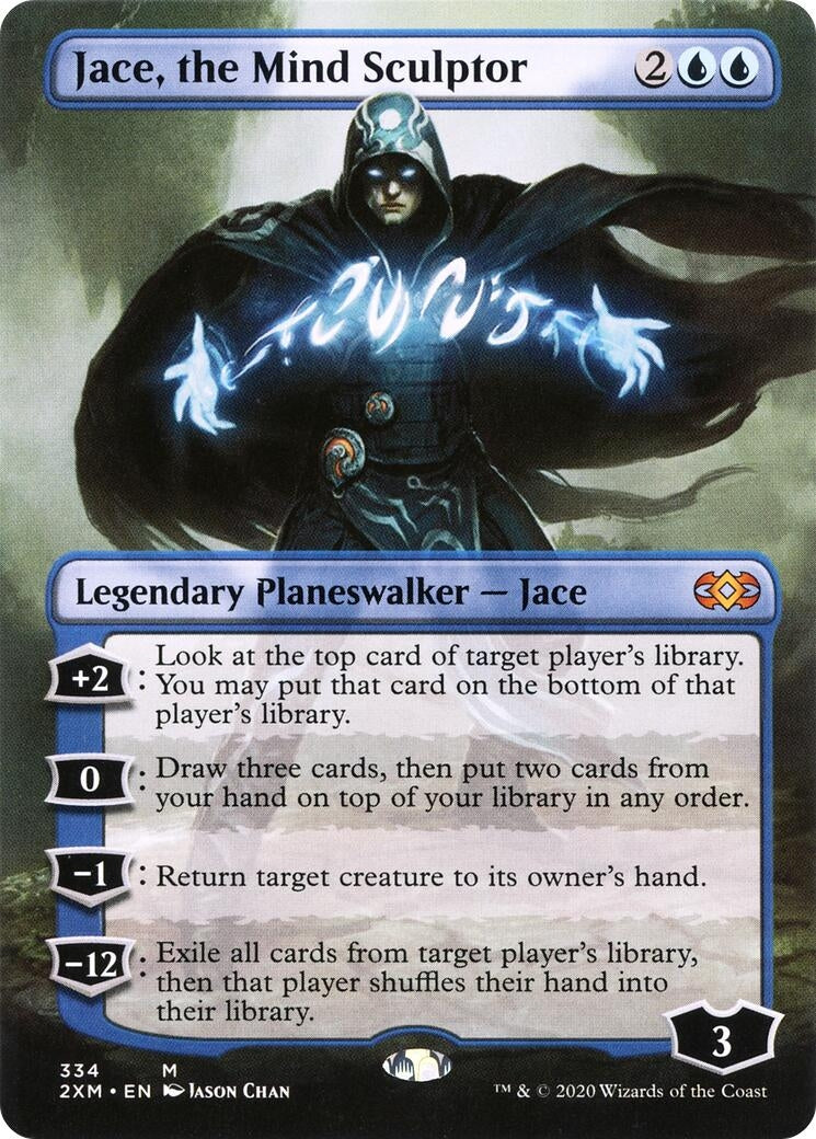 Image for Jace, the Mind Sculptor (Borderless) (Double Masters) (334) - Magic: The Gathering