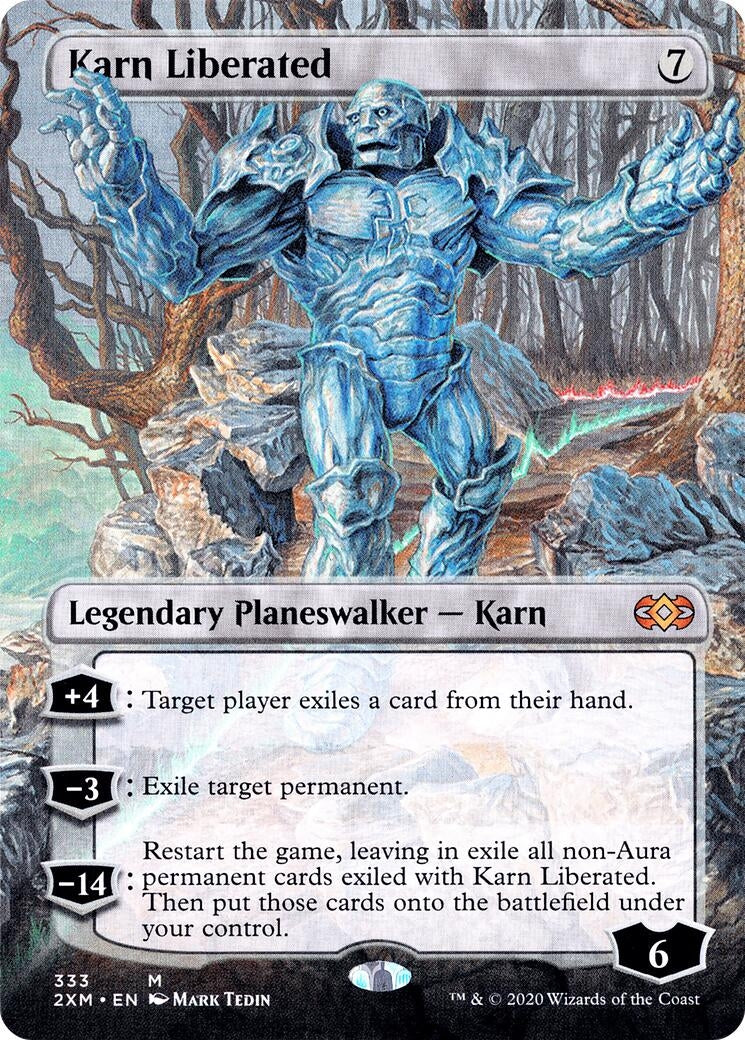 Image for Karn Liberated (Borderless) (Double Masters) (333) - Magic: The Gathering