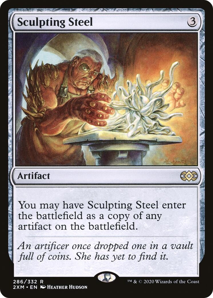 Image for Sculpting Steel (Double Masters) (286) - Magic: The Gathering
