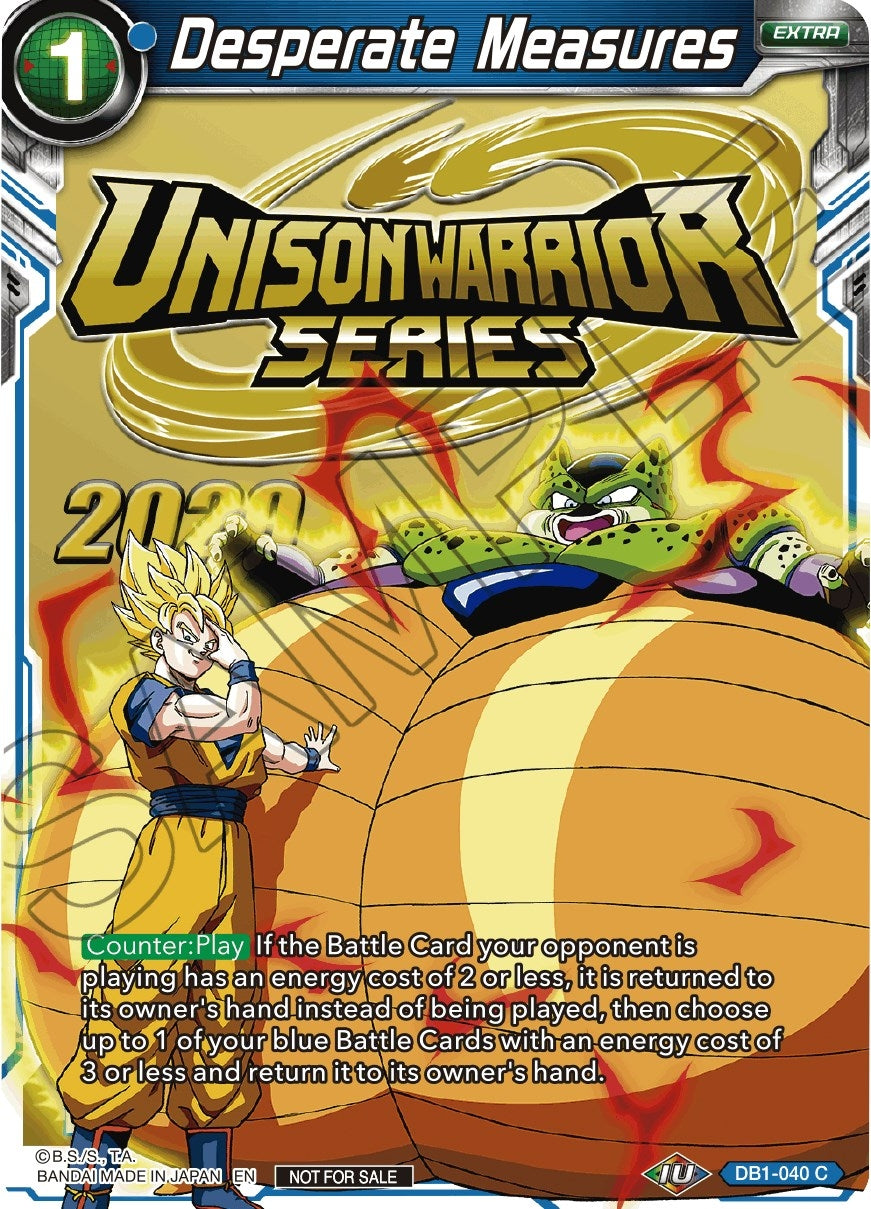 Image for Desperate Measures (Tournament Promotion Cards) (DB1-040) - Dragon Ball Super: Masters