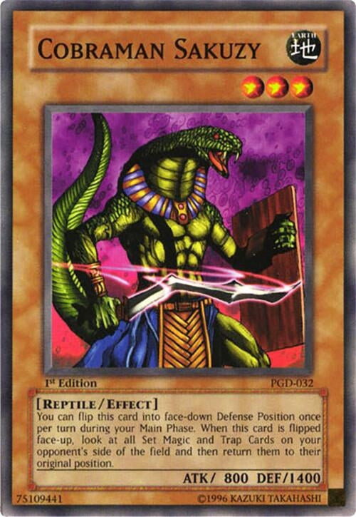 Image for Cobraman Sakuzy (Pharaonic Guardian) (PGD-032) - YuGiOh