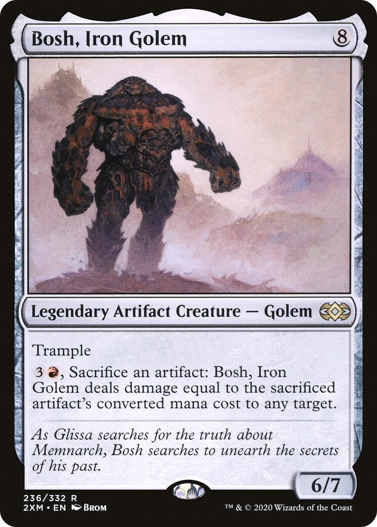 Image for Bosh, Iron Golem (Double Masters) (236) - Magic: The Gathering