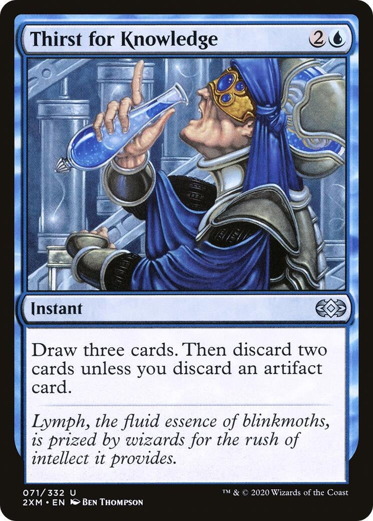 Image for Thirst for Knowledge (Double Masters) (71) - Magic: The Gathering