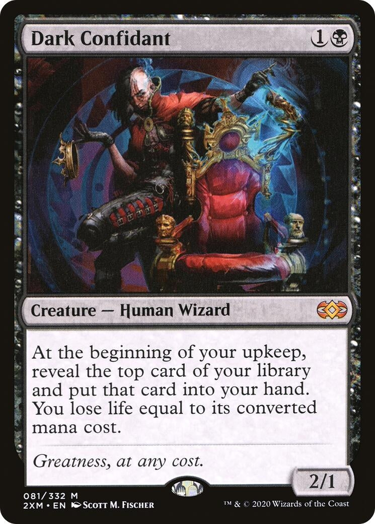 Image for Dark Confidant (Double Masters) (81) - Magic: The Gathering