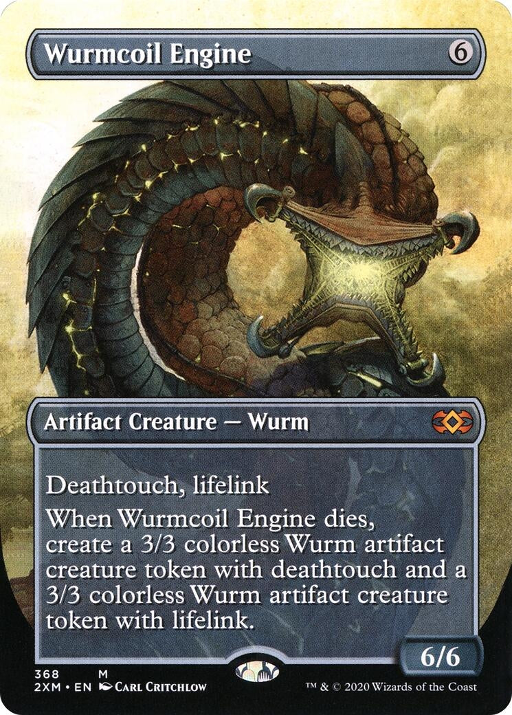 Image for Wurmcoil Engine (Borderless) (Double Masters) (368) - Magic: The Gathering