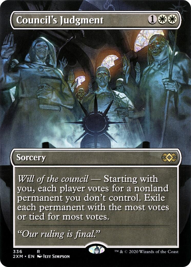 Image for Council's Judgment (Borderless) (Double Masters) (336) - Magic: The Gathering