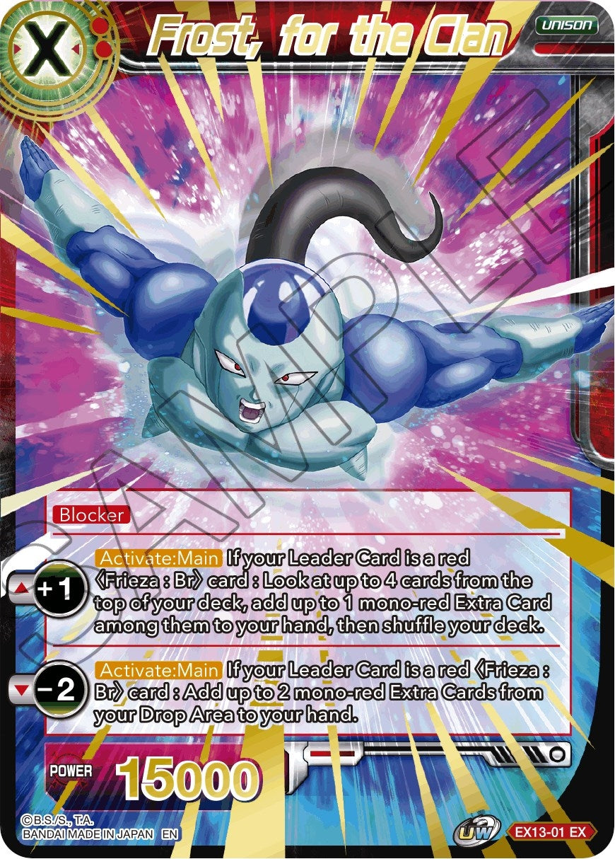 Image for Frost, for the Clan (Special Anniversary Set 2020) (EX13-01) - Dragon Ball Super: Masters