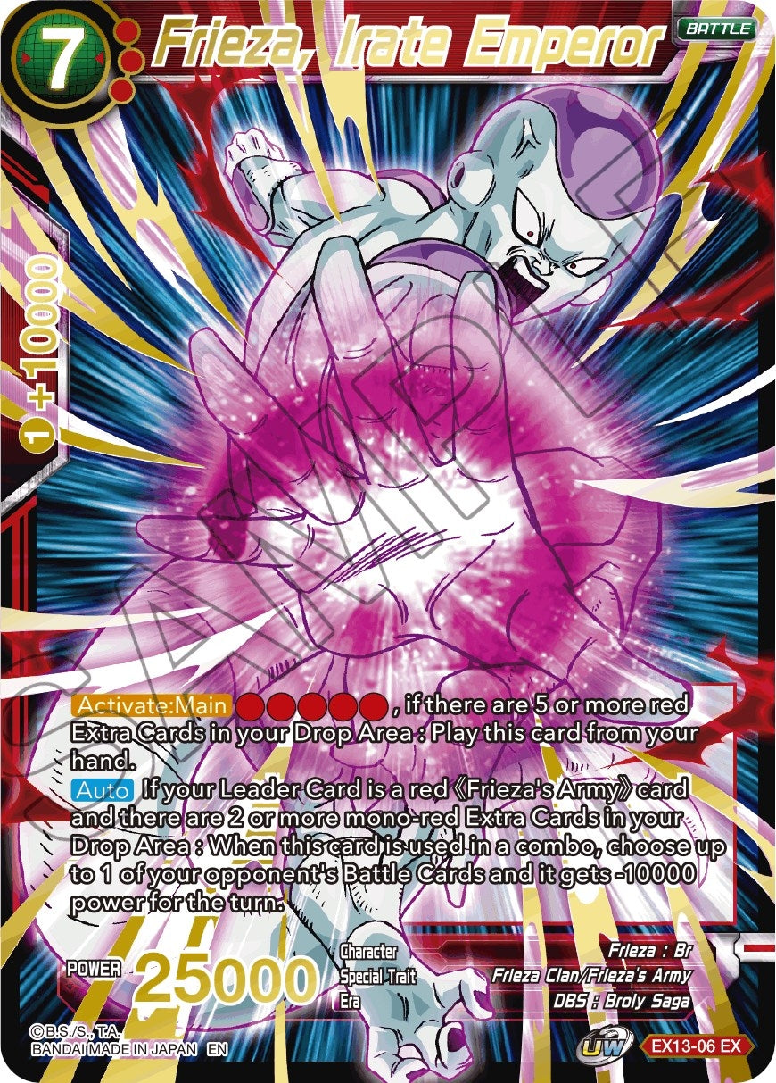 Image for Frieza, Irate Emperor (Special Anniversary Set 2020) (EX13-06) - Dragon Ball Super: Masters