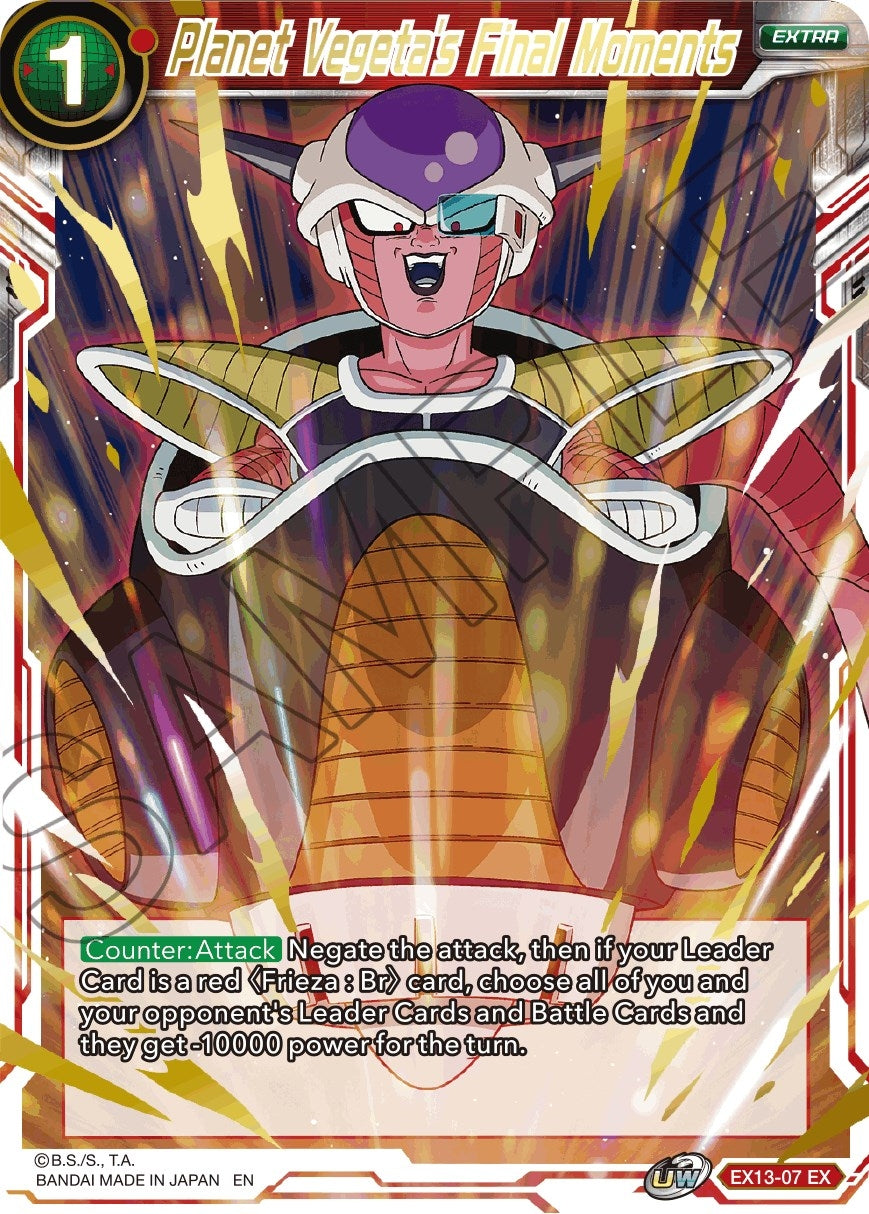 Image for Planet Vegeta's Final Moments (Special Anniversary Set 2020) (EX13-07) - Dragon Ball Super: Masters
