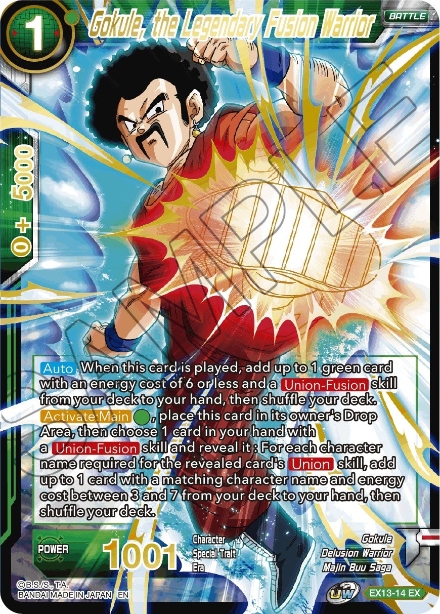 Image for Gokule, the Legendary Fusion Warrior (Special Anniversary Set 2020) (EX13-14) - Dragon Ball Super: Masters