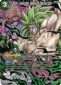 Image for Broly, Invincible Agent of Destruction (Special Anniversary Set 2020) (EX13-18) - Dragon Ball Super: Masters