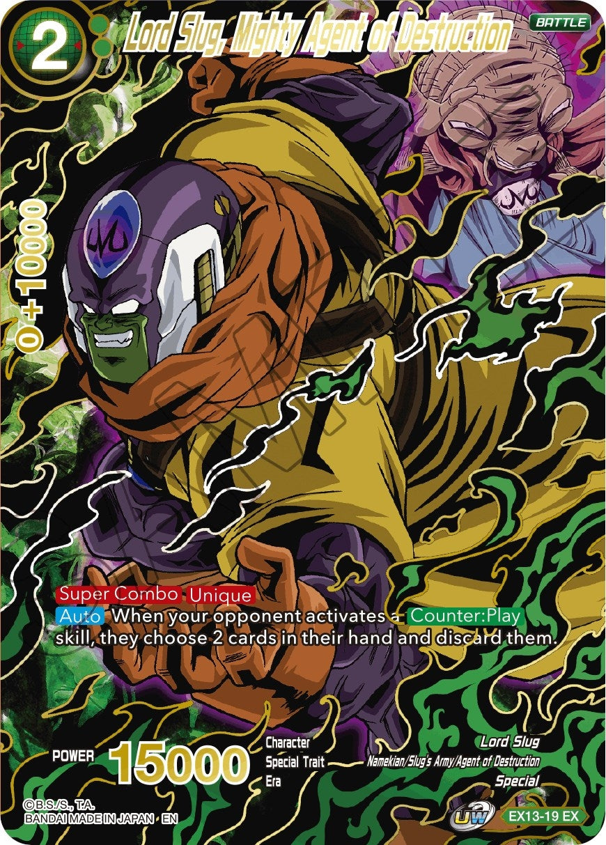 Image for Lord Slug, Mighty Agent of Destruction (Special Anniversary Set 2020) (EX13-19) - Dragon Ball Super: Masters