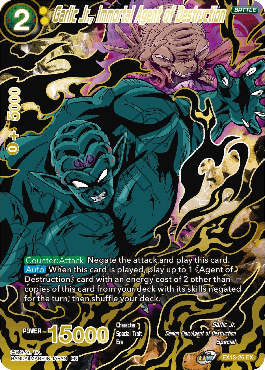 Image for Garlic Jr., Immortal Agent of Destruction (Special Anniversary Set 2020) (EX13-26) - Dragon Ball Super: Masters
