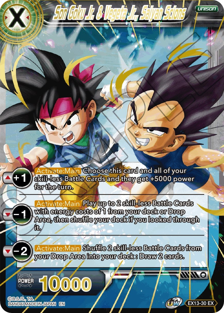 Image for Son Goku Jr. & Vegeta Jr., Saiyan Scions (Special Anniversary Set 2020) (EX13-30) - Dragon Ball Super: Masters