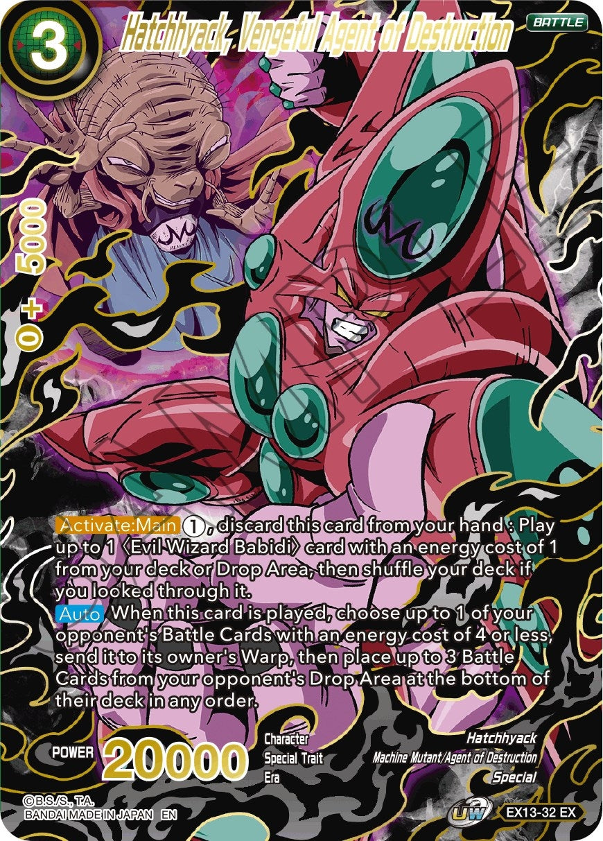 Image for Hatchhyack, Vengeful Agent of Destruction (Special Anniversary Set 2020) (EX13-32) - Dragon Ball Super: Masters