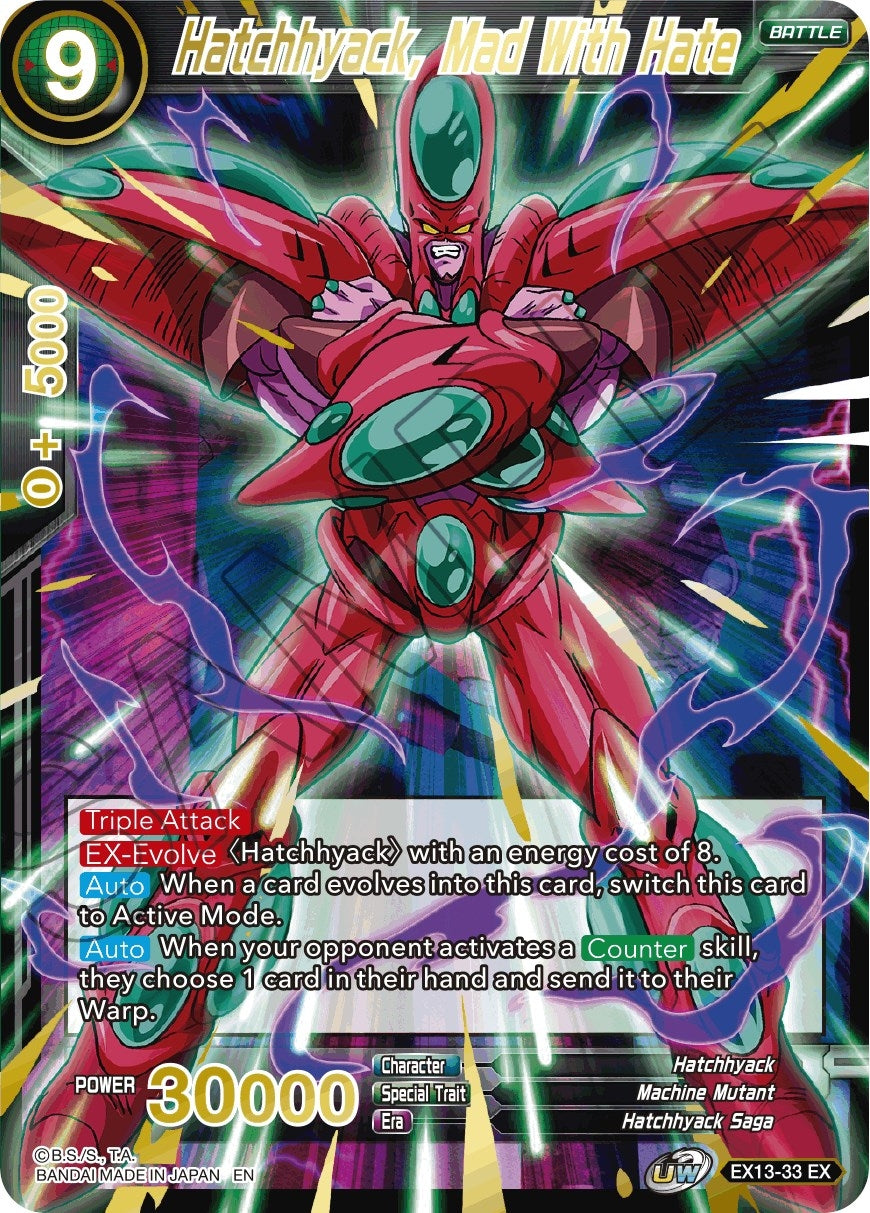 Image for Hatchhyack, Mad With Hate (Special Anniversary Set 2020) (EX13-33) - Dragon Ball Super: Masters