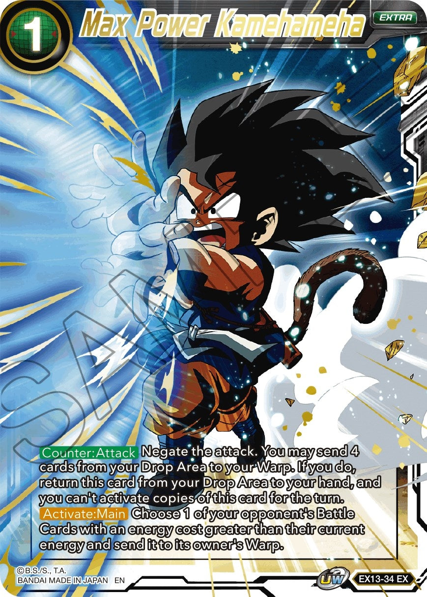 Image for Max Power Kamehameha (Special Anniversary Set 2020) (EX13-34) - Dragon Ball Super: Masters