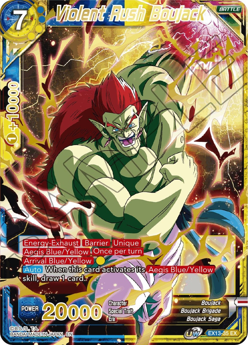 Image for Violent Rush Boujack (Special Anniversary Set 2020) (EX13-35) - Dragon Ball Super: Masters