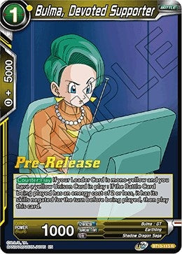 Image for Bulma, Devoted Supporter (Rise of the Unison Warrior Pre-Release Cards) (BT10-113) - Dragon Ball Super: Masters