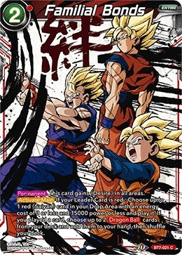 Image for Familial Bonds (Alternate Art) (Special Anniversary Set 2020) (BT7-021) - Dragon Ball Super: Masters