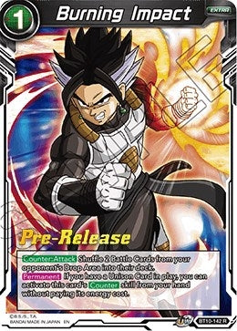 Image for Burning Impact (Rise of the Unison Warrior Pre-Release Cards) (BT10-142) - Dragon Ball Super: Masters