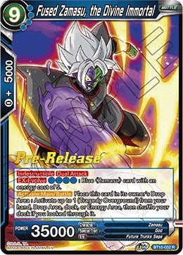 Image for Fused Zamasu, the Divine Immortal (Rise of the Unison Warrior Pre-Release Cards) (BT10-052) - Dragon Ball Super: Masters