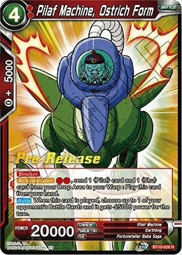 Image for Pilaf Machine, Ostrich Form (Rise of the Unison Warrior Pre-Release Cards) (BT10-026) - Dragon Ball Super: Masters