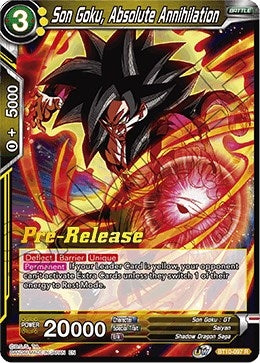 Image for Son Goku, Absolute Annihilation (Rise of the Unison Warrior Pre-Release Cards) (BT10-097) - Dragon Ball Super: Masters