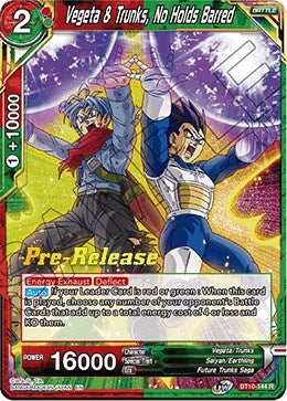 Image for Vegeta & Trunks, No Holds Barred (Rise of the Unison Warrior Pre-Release Cards) (BT10-144) - Dragon Ball Super: Masters